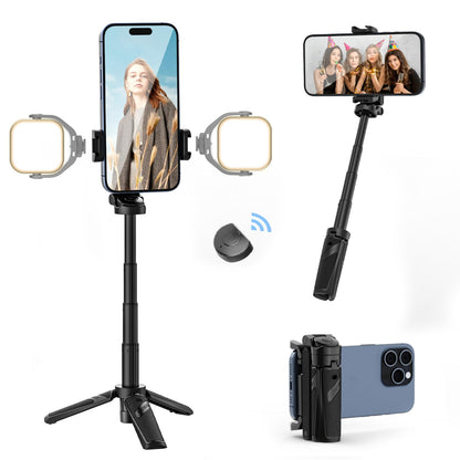 🔥Last Day Promotion 49% OFF🔥Extendable Grip Phone Tripod with Detachable Remote Pocket Size