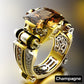 🎁Hot Sale🔥Heavy Duty Vintage Zirconia Wide Band Ring