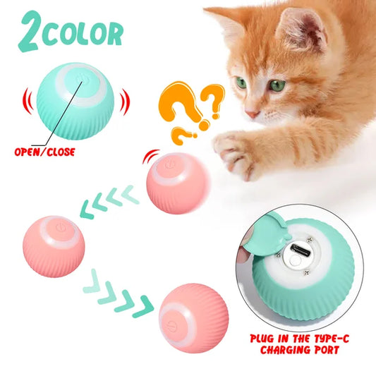 🎅Early Xmas Sales - 50% OFF🎄Smart Cat Toys Automatic Rolling Ball