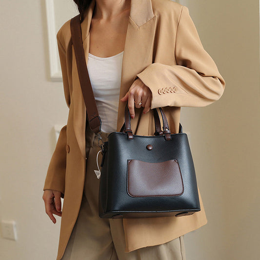 Women’s Retro  PU Leather Handbag