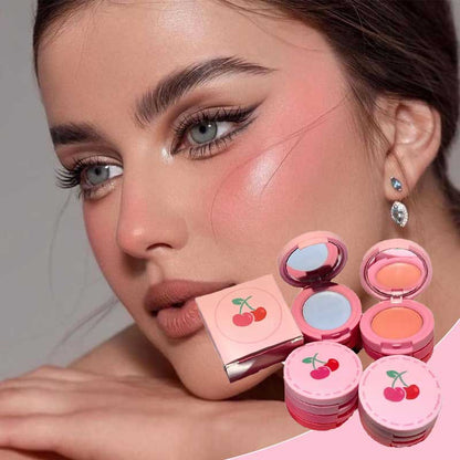 Triple-Layer Mini Blush Cream with Self-Mirror