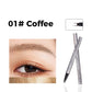 Multi-Purpose Waterproof Eyebrow Pen with Bifurcated Tip