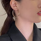 🔥BUY ONE GET ONE FREE🔥Trendy Super Large Circle Silver Earrings🔥