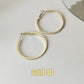 🔥BUY ONE GET ONE FREE🔥Trendy Super Large Circle Silver Earrings🔥