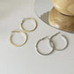 🔥BUY ONE GET ONE FREE🔥Trendy Super Large Circle Silver Earrings🔥