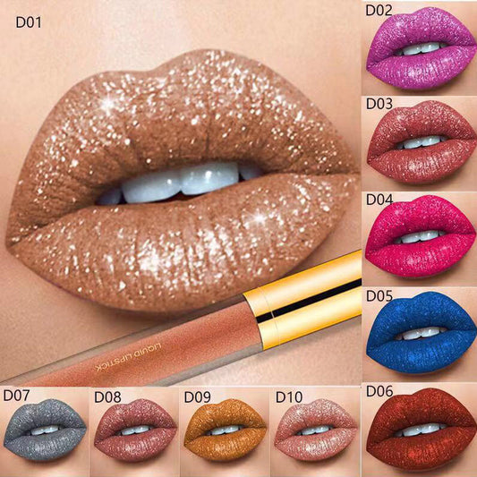 Metallic Liquid Diamond Glitter Lipstick