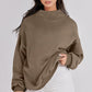 🎁Early Xmas Sales - 50% OFF✨Nomenoy® Women's Mock Neck Long Sleeve Pullover Sweatshirt💝