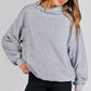 🎁Early Xmas Sales - 50% OFF✨Nomenoy® Women's Mock Neck Long Sleeve Pullover Sweatshirt💝