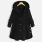 🌷Hot Sale 50% OFF🌷Casual Solid Color Thickened Hooded Button Coat