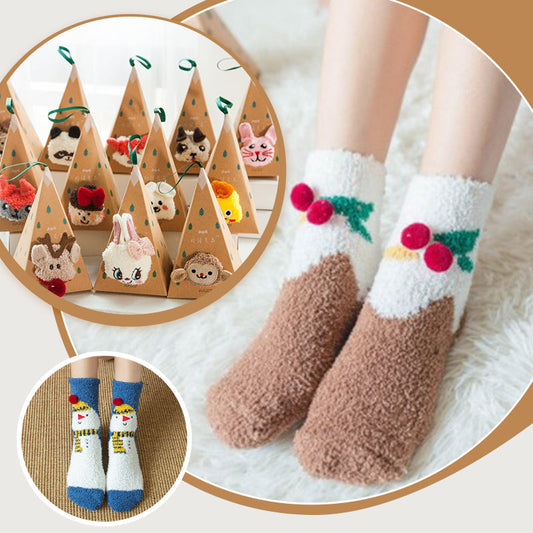 🎄🎅Christmas Cute Cartoon Wool Socks(Multiple styles for your favorite people🎁)