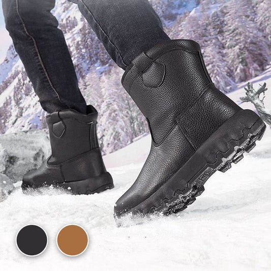 ❄️Winter Specials❄️ Plush Lining Warm Leather Snow Boots