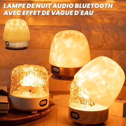 🌇Bluetooth Audio Night Lamp with Water Wave Effect🥰